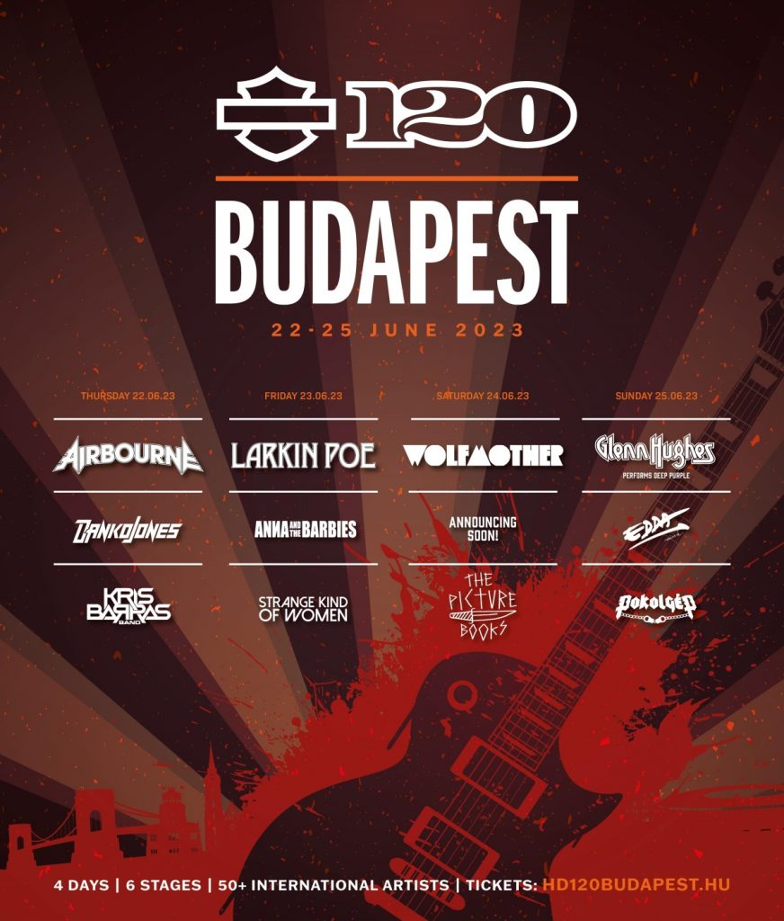 H D Budapest Band Poster