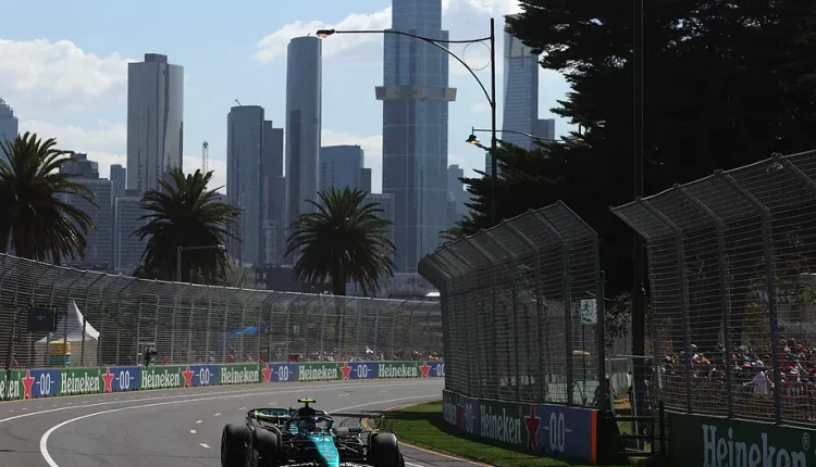Fernando Alonso en el circuito de Australia