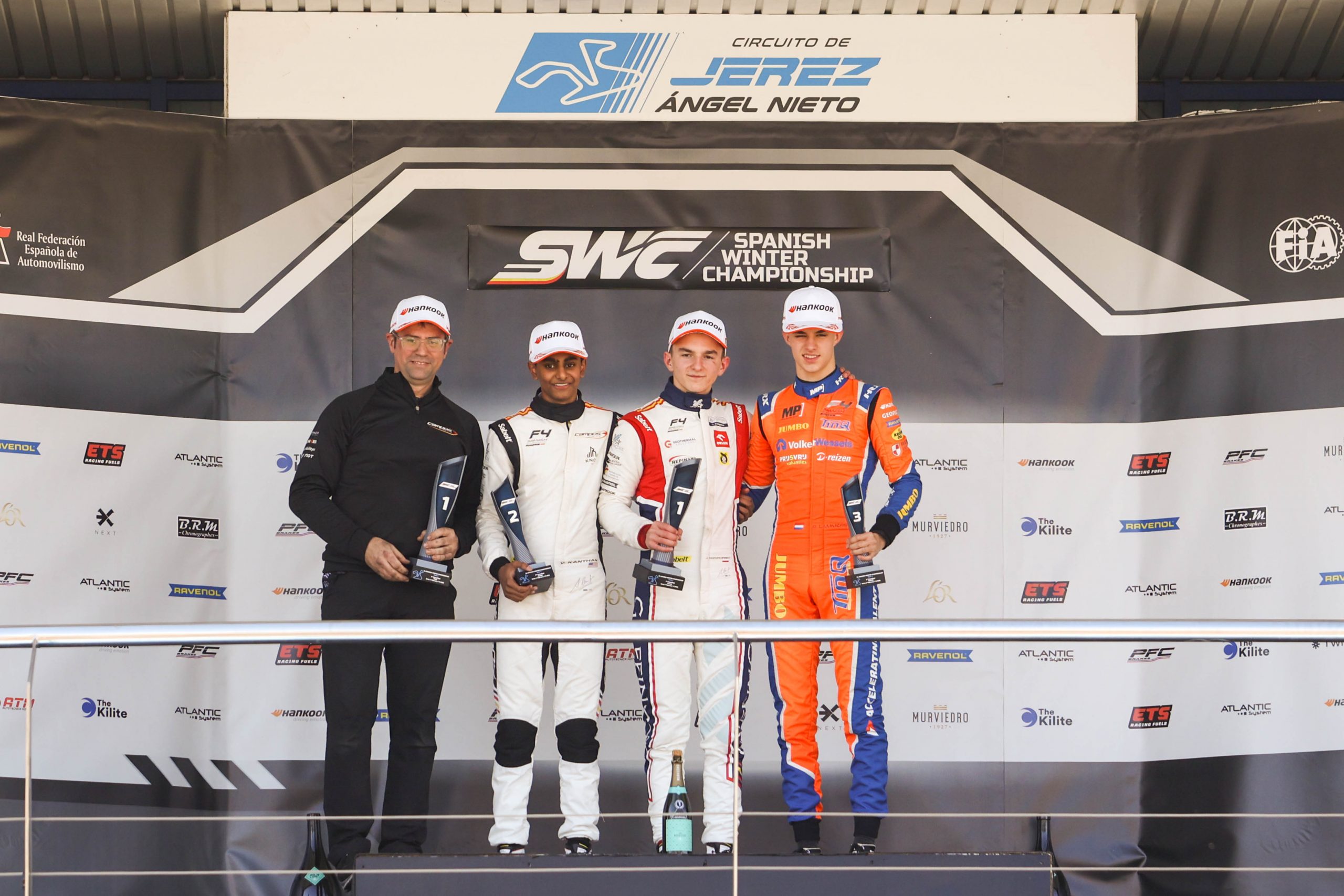 Podio de la Spanish Winter Championship