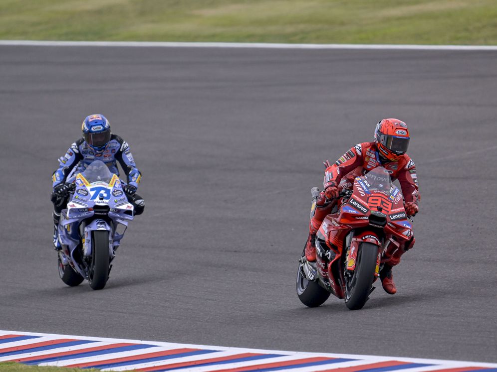 Los Márquez liderando el GP de Argentina 2025